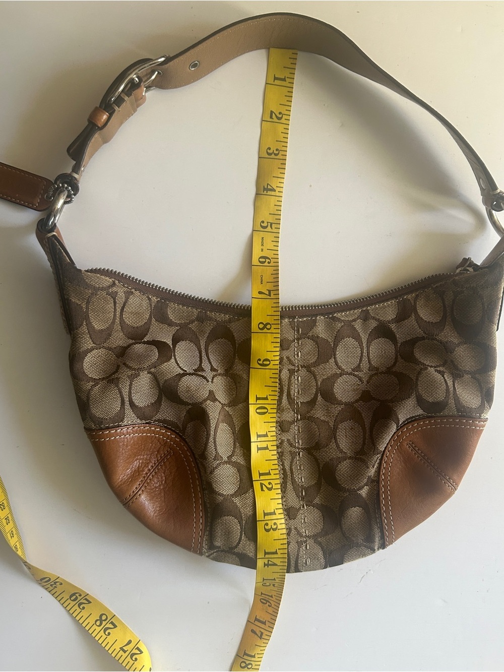 Vtg Coach Hamptons Shoulder Bag - Picture 14 of 16